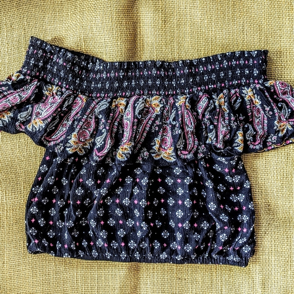 Tops - Cute Sweet Summer Hippie Vibes Ruffle Crop Top Fun